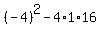 %28-4%29%5E2-4%2A1%2A16