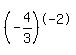 %28-4%2F3%29%5E-2