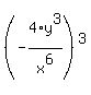 %28-4%2Fx%5E6%2Ay%5E3%29%5E3