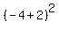 %28-4+%2B+2%29%5E2