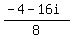 %28-4-16i%29%2F8