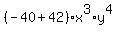 %28-40+%2B+42%29%2Ax%5E3%2Ay%5E4