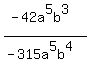 %28-42a%5E5b%5E3%29%2F%28-315a%5E5b%5E4%29