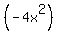 %28-4x%5E2%29