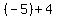 %28-5%29%2B4