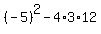 %28-5%29%5E2-4%2A3%2A12
