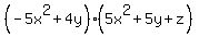 %28-5x%5E2%2B4y%29%285x%5E2%2B5y%2Bz%29