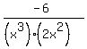 %28-6%29%2F%28%28x%5E3%29%282x%5E2%29%29