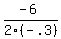 %28-6%29%2F2%28-.3%29