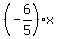 %28-6%2F5%29x