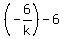%28-6%2Fk%29-6