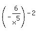 %28-6%2Fx%5E5%29%5E%28-2%29