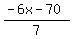%28-6x-70%29%2F7