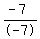 \"%28-7%29%2F-7\"