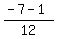 %28-7-1%29%2F12