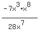%28-7x%5E3%2Ax%5E8%29%2F%2828x%5E7%29
