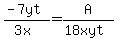 %28-7yt%29%2F%283x%29+=+A%2F%2818xyt%29