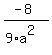 %28-8%29%2F%289%2Aa%5E2%29