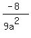%28-8%29%2F%289a%5E2%29