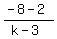 %28-8-2%29%2F%28k-3%29