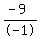 %28-9%29%2F-1