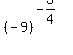 %28-9%29%5E%28-3%2F4%29