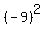 %28-9%29%5E2