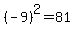 %28-9%29%5E2=81
