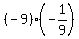 %28-9%29+%2A+%28-1%2F9%29