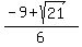 %28-9%2B+sqrt%2821%29%29%2F6