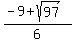 %28-9%2B+sqrt%2897%29%29%2F6