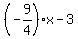 %28-9%2F4%29x+-+3