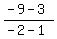 %28-9-3%29%2F%28-2-1%29
