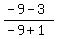 %28-9-3%29%2F%28-9%2B1%29
