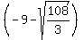 %28-9-sqrt%28108%2F3%29%29