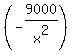 %28-9000%2Fx%5E2%29