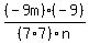 %28-9m%29%28-9%29%2F%287%2A7%29n