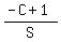 %28-C%2B1%29%2FS