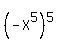 %28-X%5E5%29%5E5