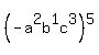 %28-a%5E2b%5E1c%5E3%29%5E5