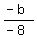 %28-b%29%2F%28-8%29