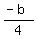 %28-b%29%2F4