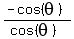 %28-cos%28theta%29%29%2F%28cos%28theta%29%29