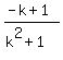 %28-k%2B1%29%2F%28k%5E2%2B1%29
