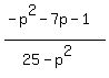 %28-p%5E2-7p-1%29%2F%2825+-+p%5E2%29