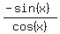 %28-sin%28x%29%29%2Fcos%28x%29