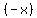 %28-x%29