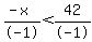%28-x%29%2F-1%3C42%2F-1