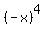 %28-x%29%5E4