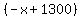 %28-x%2B1300%29